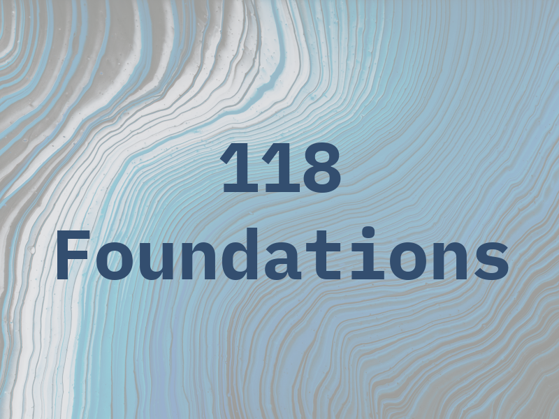 118 Foundations