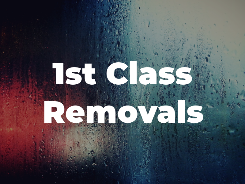 1st Class Removals