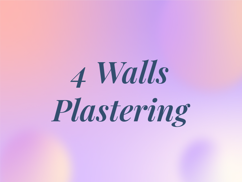 4 Walls Plastering
