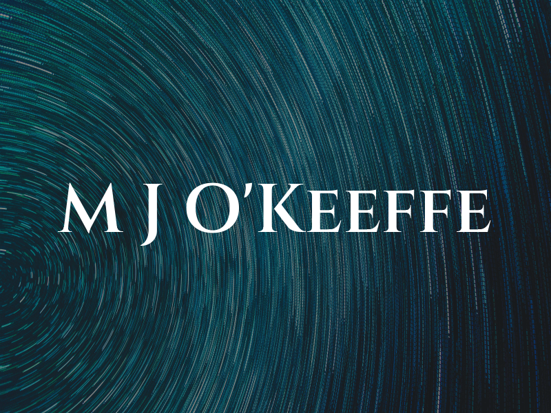 M J O'Keeffe