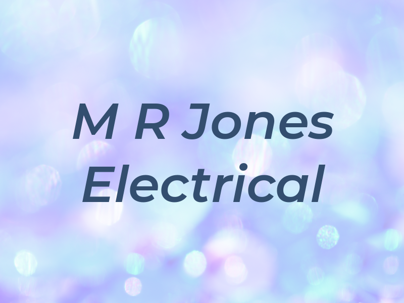 M R Jones Electrical