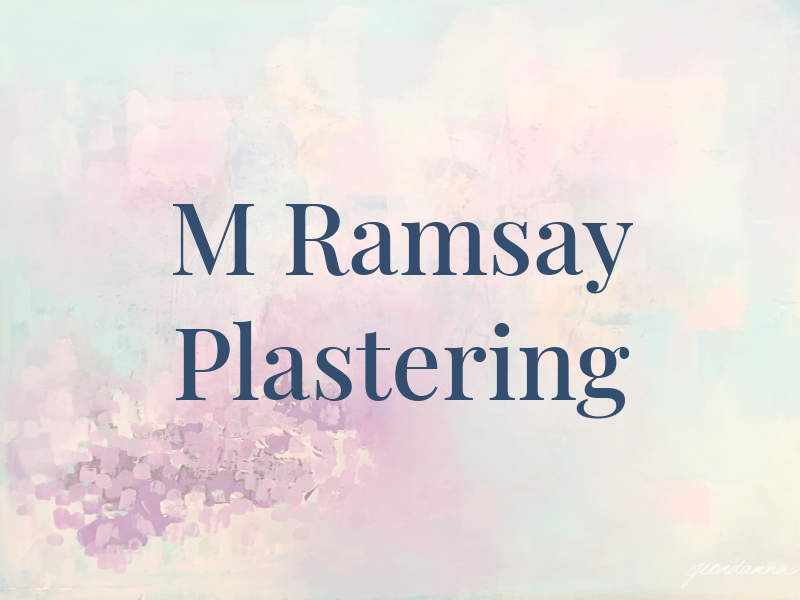 M Ramsay Plastering