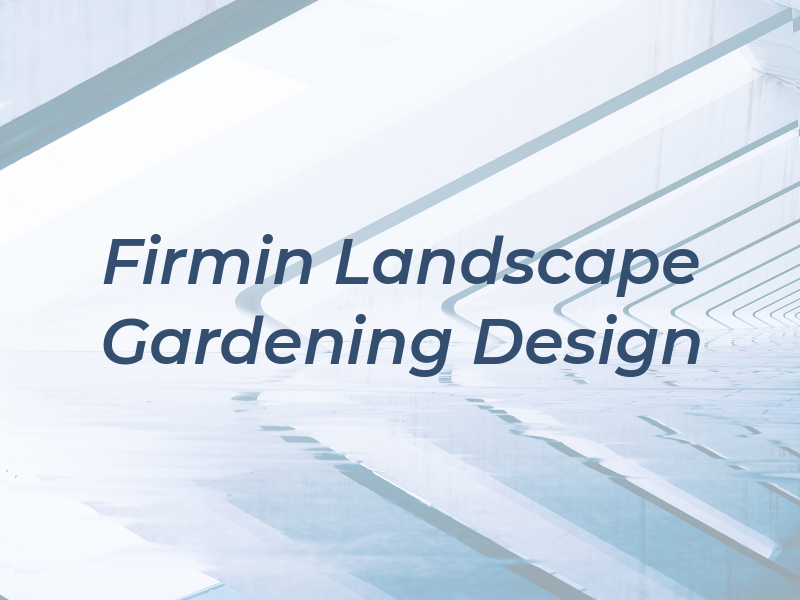 M V Firmin Landscape Gardening & Design