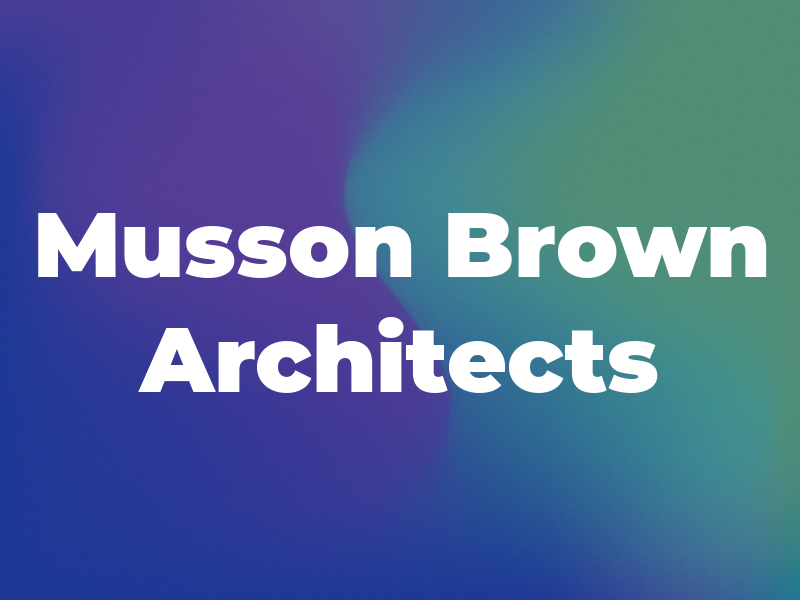 Musson Brown Architects