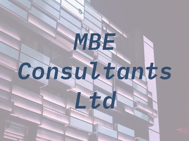 MBE Consultants Ltd