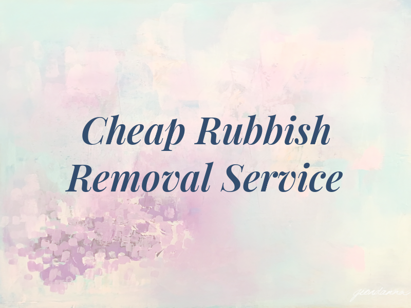 MJ Cheap Rubbish Removal Service