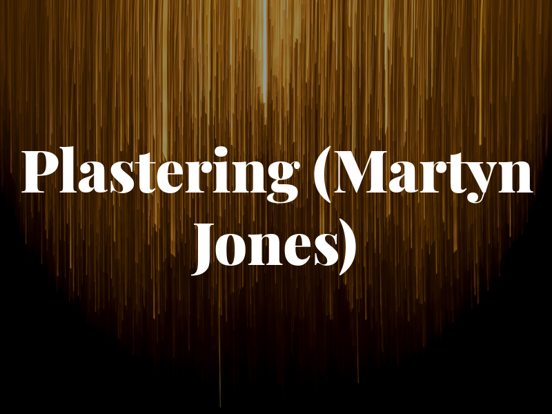 MJ Plastering (Martyn Jones)