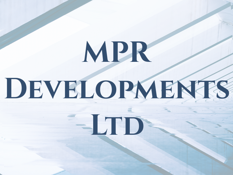 MPR Developments Ltd