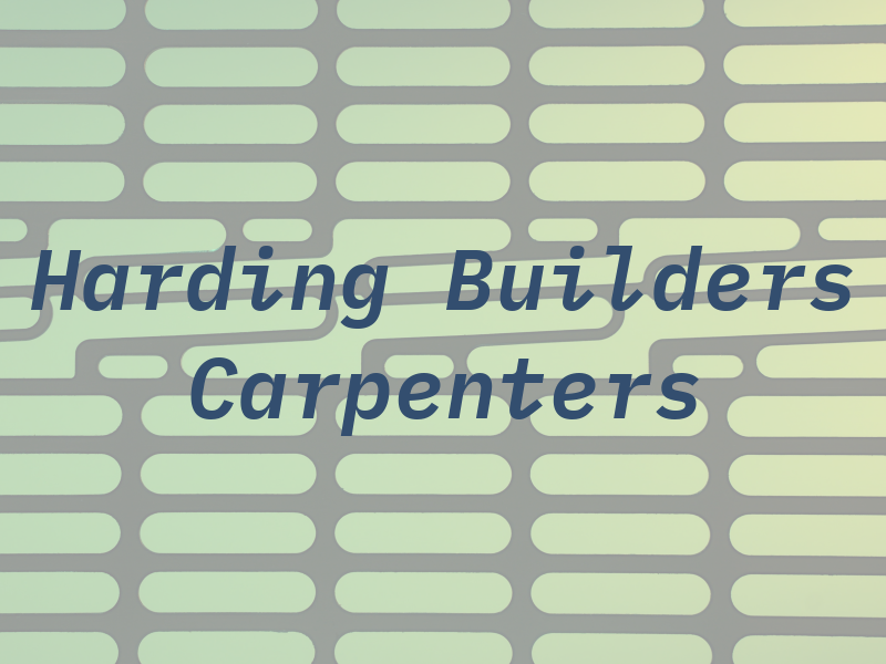 MT Harding Builders & Carpenters