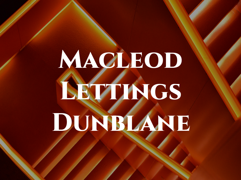 Macleod Lettings Dunblane