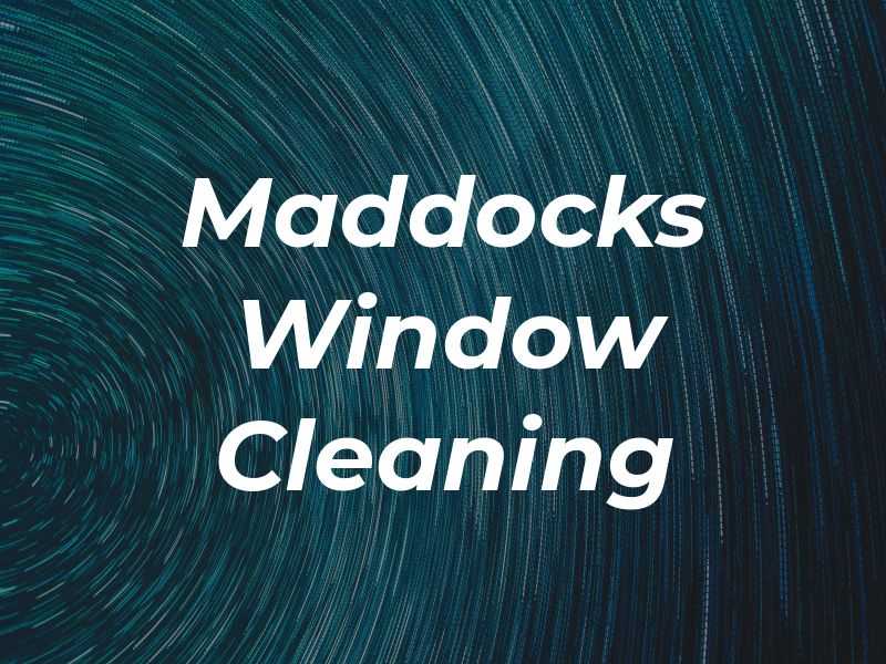 Maddocks Window Cleaning