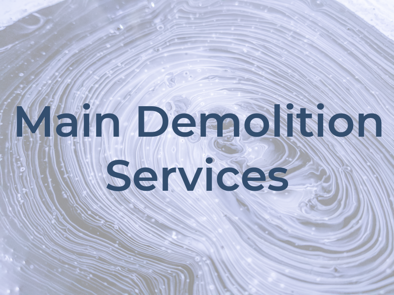 Main Tec Demolition Services