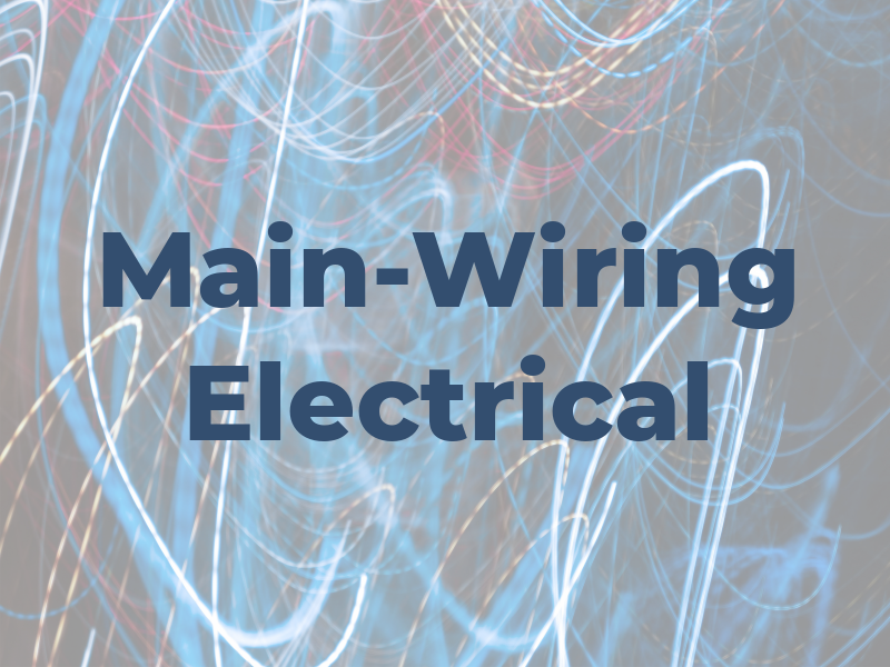 Main-Wiring Electrical