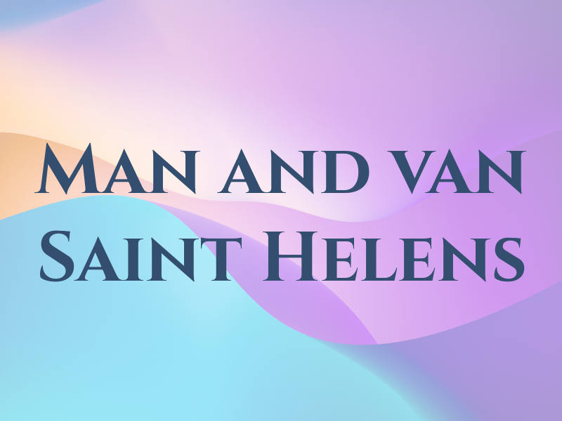 Man and van Saint Helens