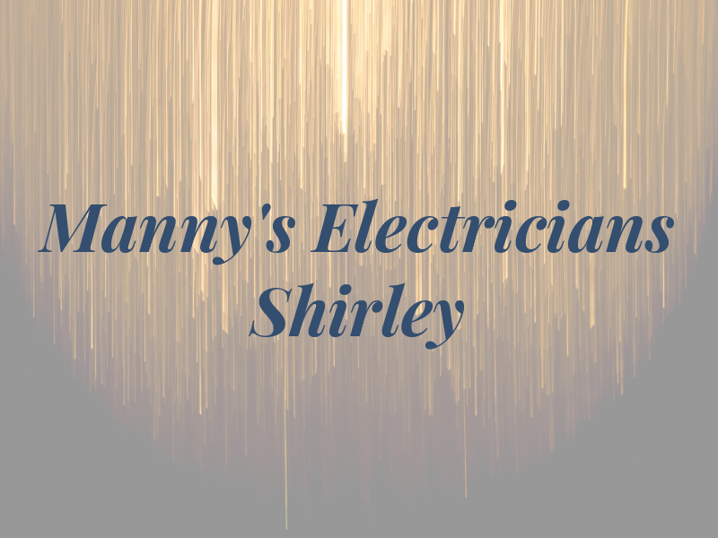 Manny's Electricians Shirley
