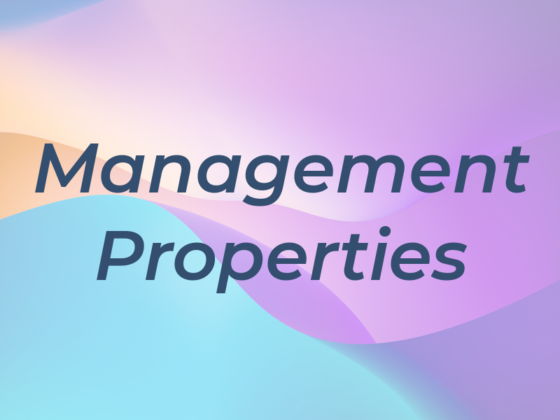 Management Properties