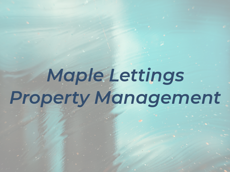 Maple Lettings & Property Management Ltd