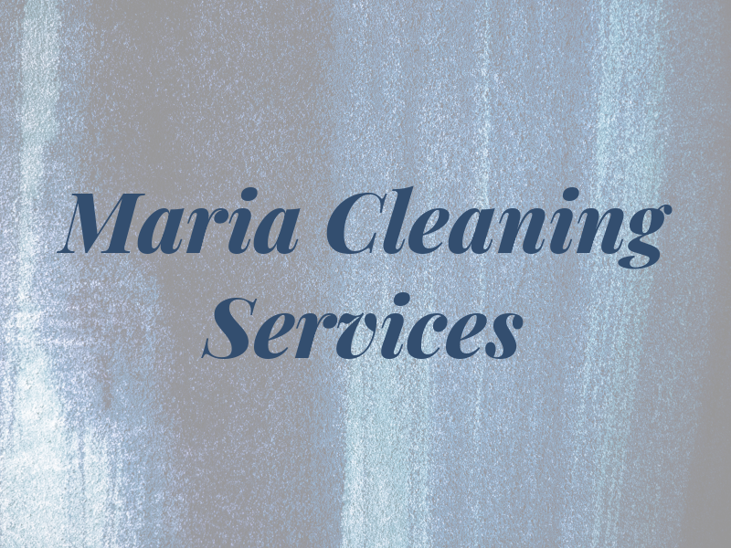 Maria Cleaning Services