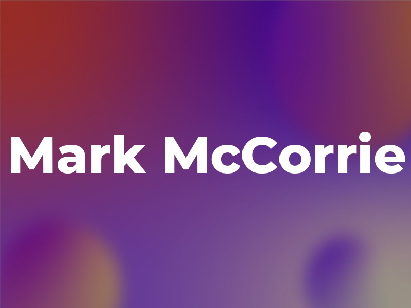 Mark McCorrie