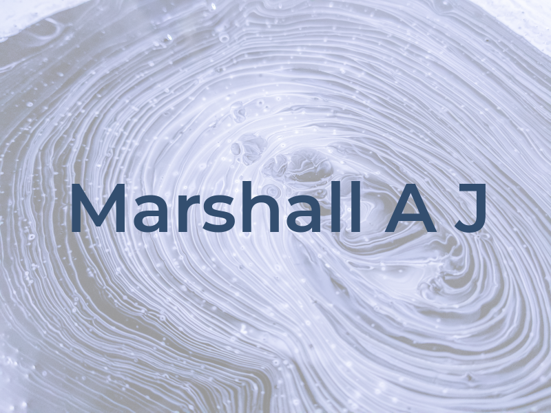 Marshall A J