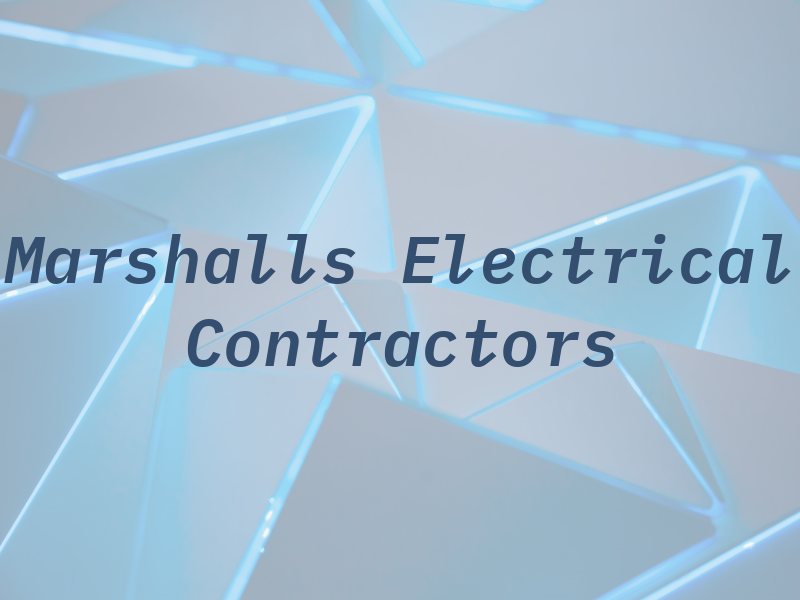 Marshalls Electrical Contractors Ltd