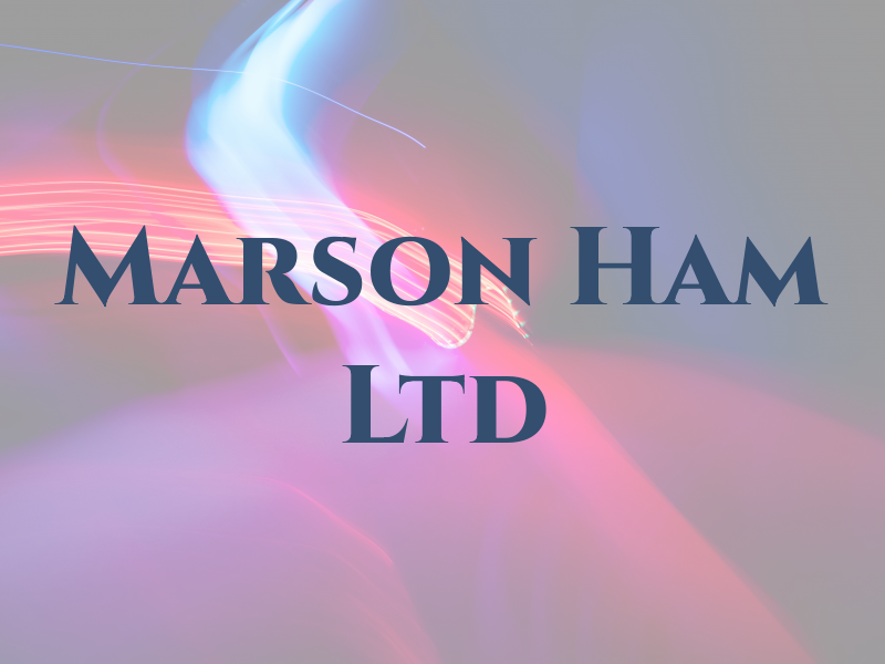 Marson Ham Ltd