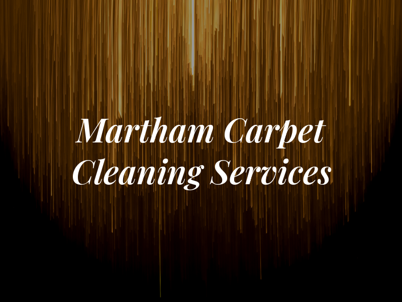 Martham Carpet Cleaning Services
