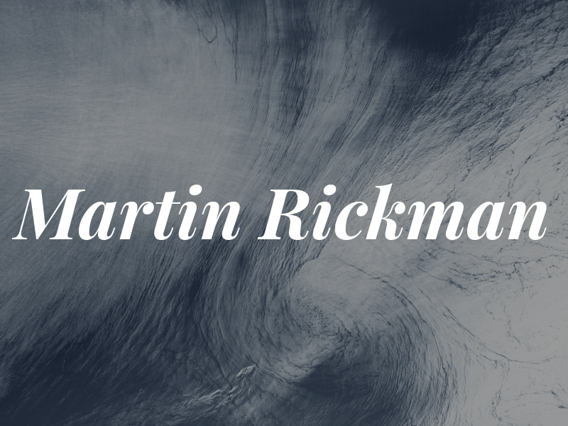 Martin Rickman