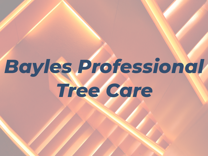 Max Bayles Professional Tree Care Ltd