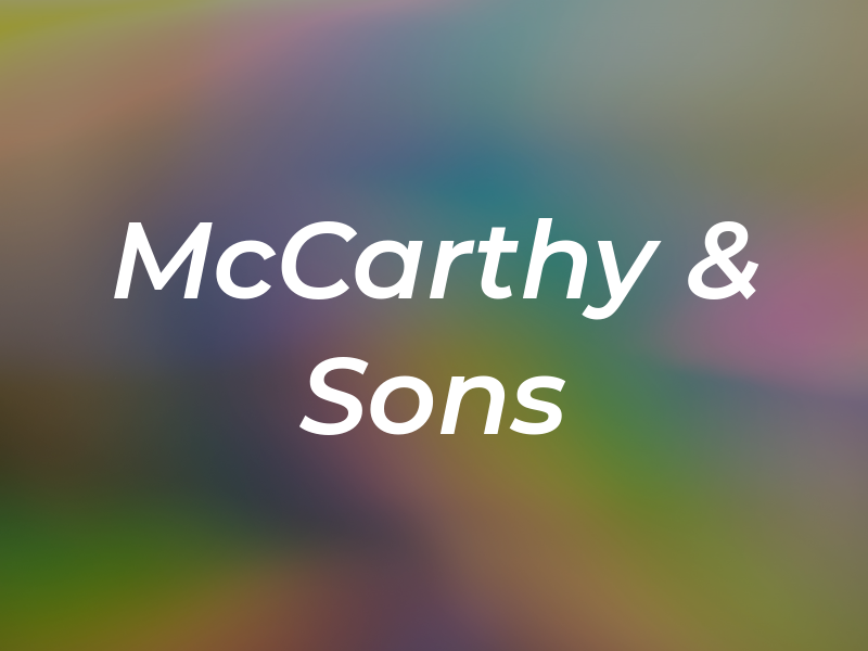 McCarthy & Sons