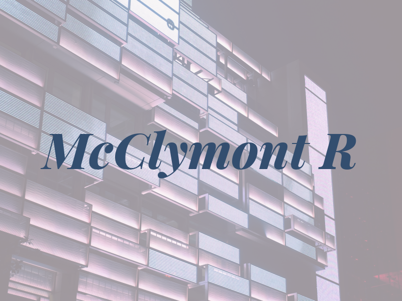 McClymont R