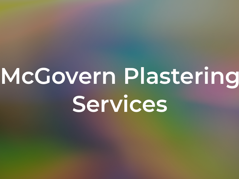 McGovern Plastering Services