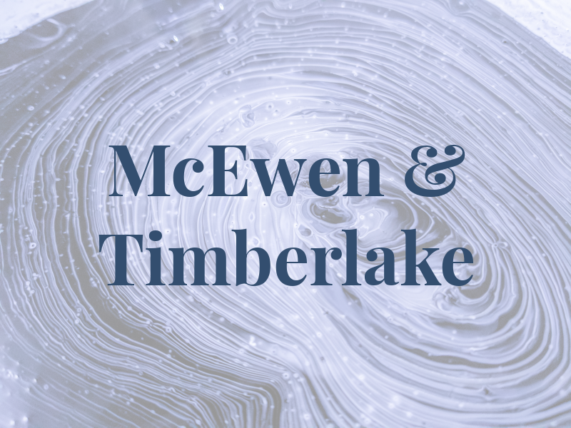 McEwen & Timberlake