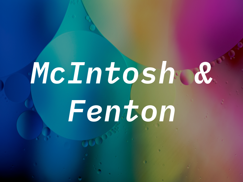 McIntosh & Fenton