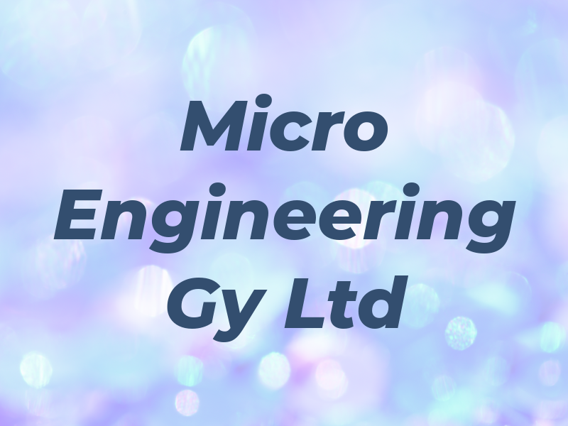 Micro Engineering Gy Ltd