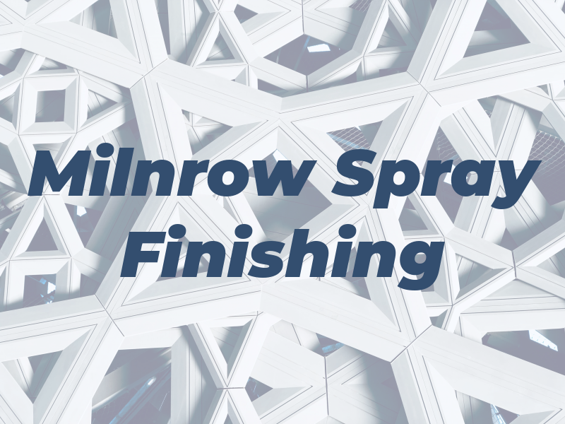 Milnrow Spray Finishing