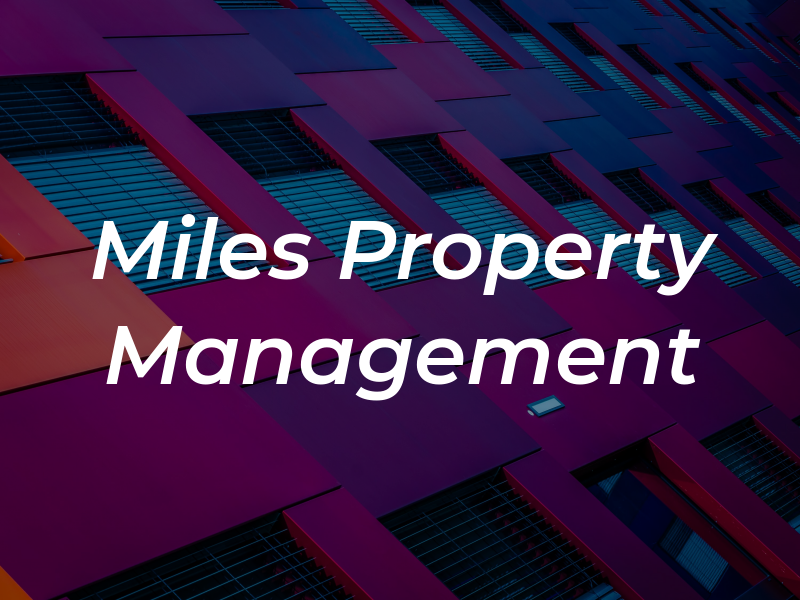 Miles Property Management Ltd