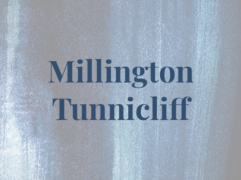 Millington Tunnicliff