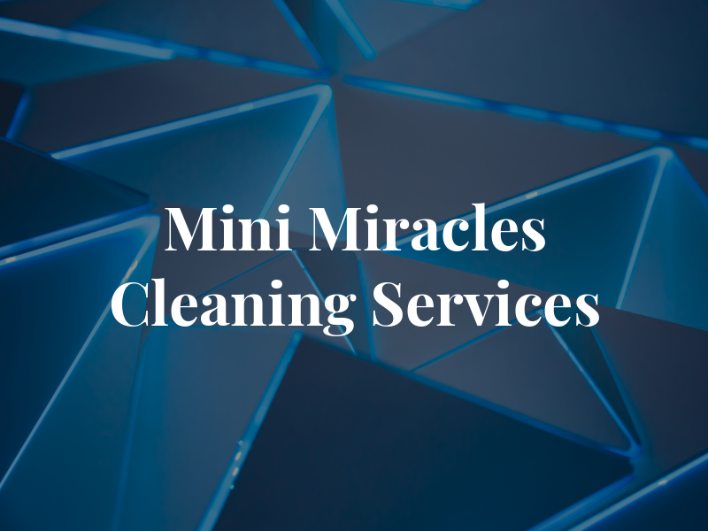 Mini Miracles Cleaning Services Ltd