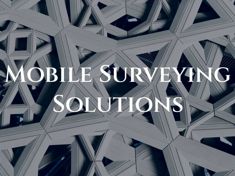 Mobile Cad Surveying Solutions Ltd