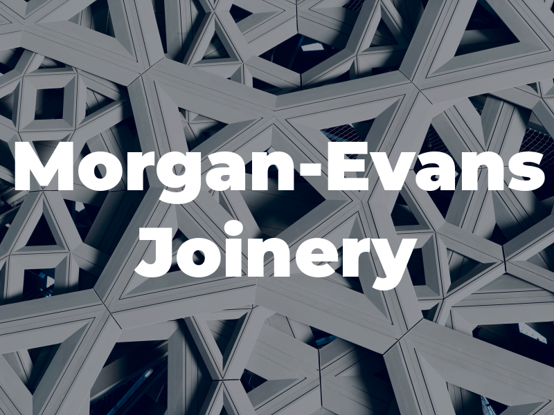 Morgan-Evans Joinery