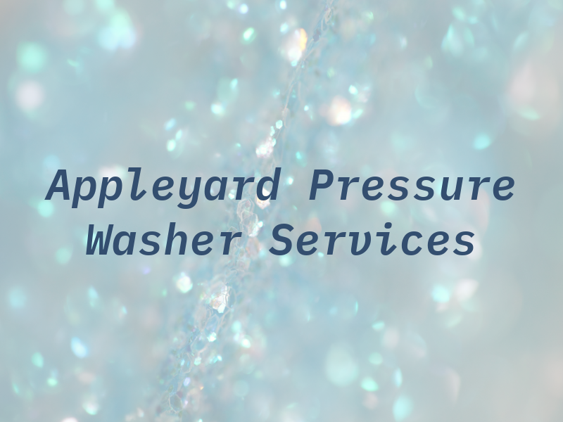 N Appleyard Pressure Washer Services Ltd