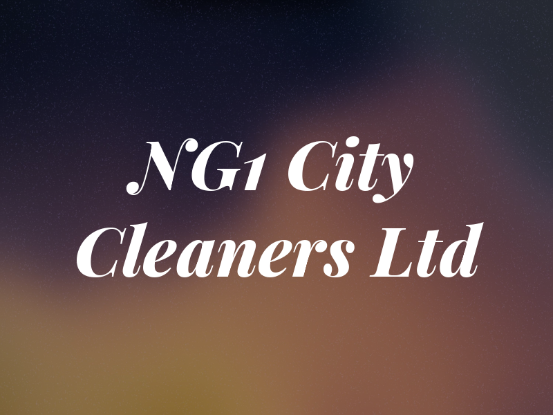 NG1 City Cleaners Ltd