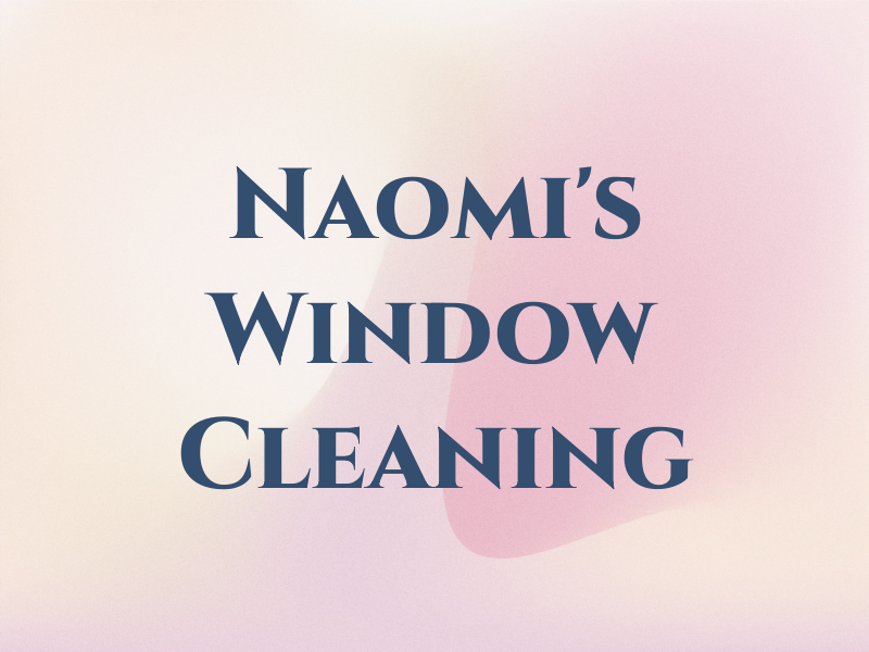 Naomi's Window Cleaning