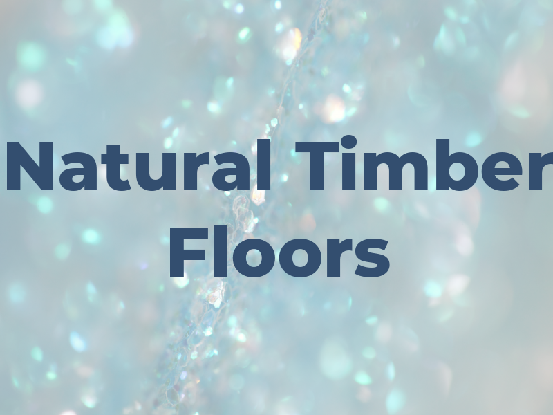 Natural Timber Floors