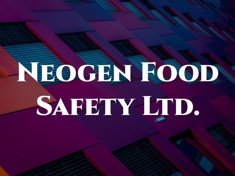 Neogen Food Safety UK Ltd.