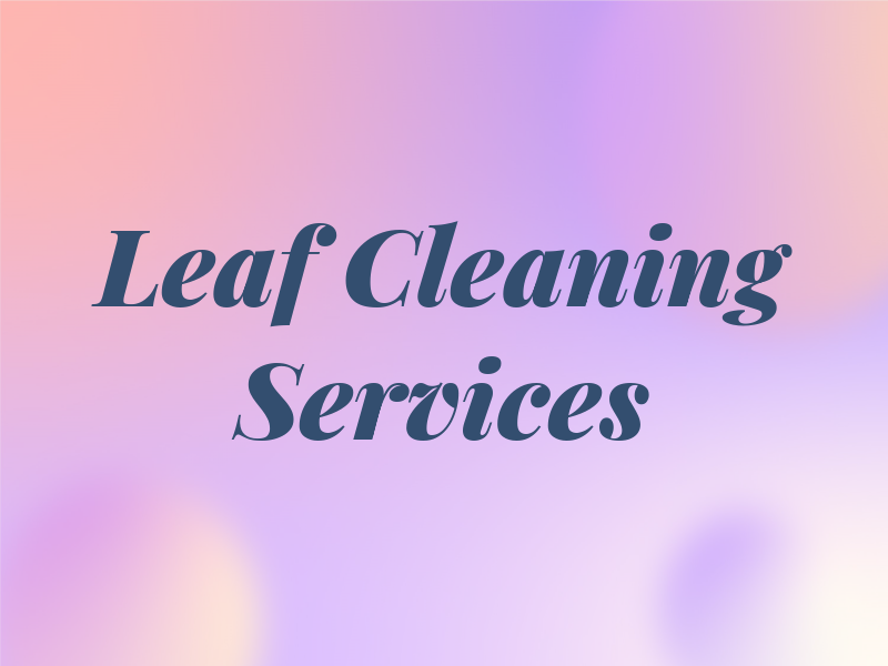 New Leaf Cleaning Services