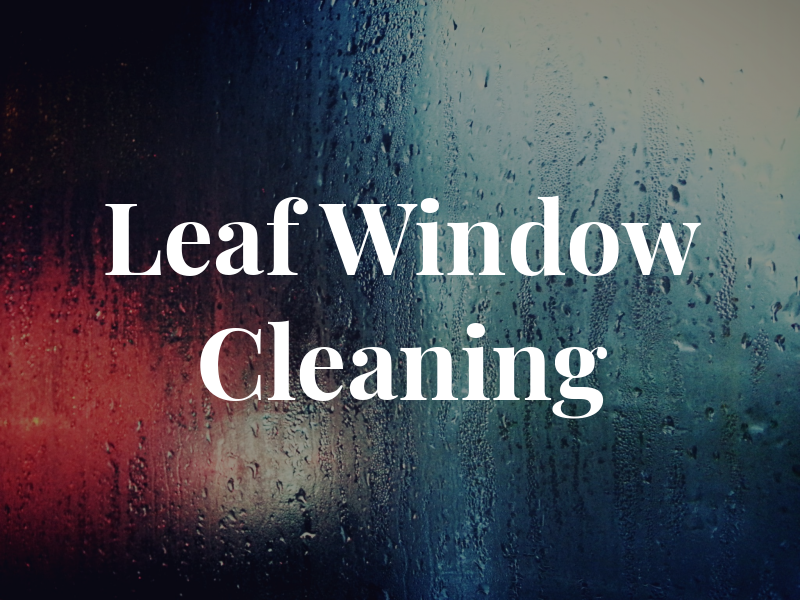 New Leaf Window Cleaning