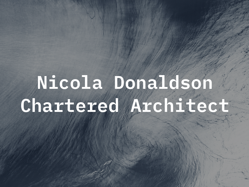 Nicola Donaldson Chartered Architect