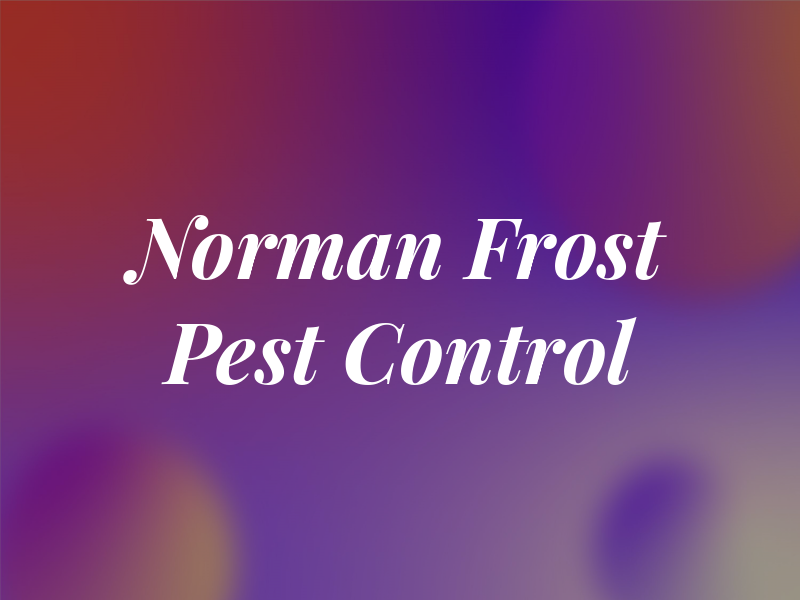 Norman Frost Pest Control